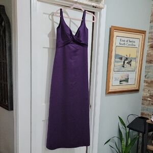 Alfred Angelo Women's Elegant Eggplant Purple Long Evening Gown Size 6